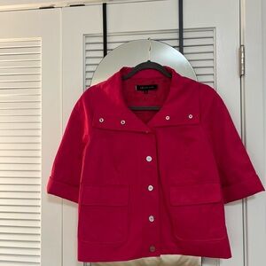Anne Klein Pink Button-Up Jacket